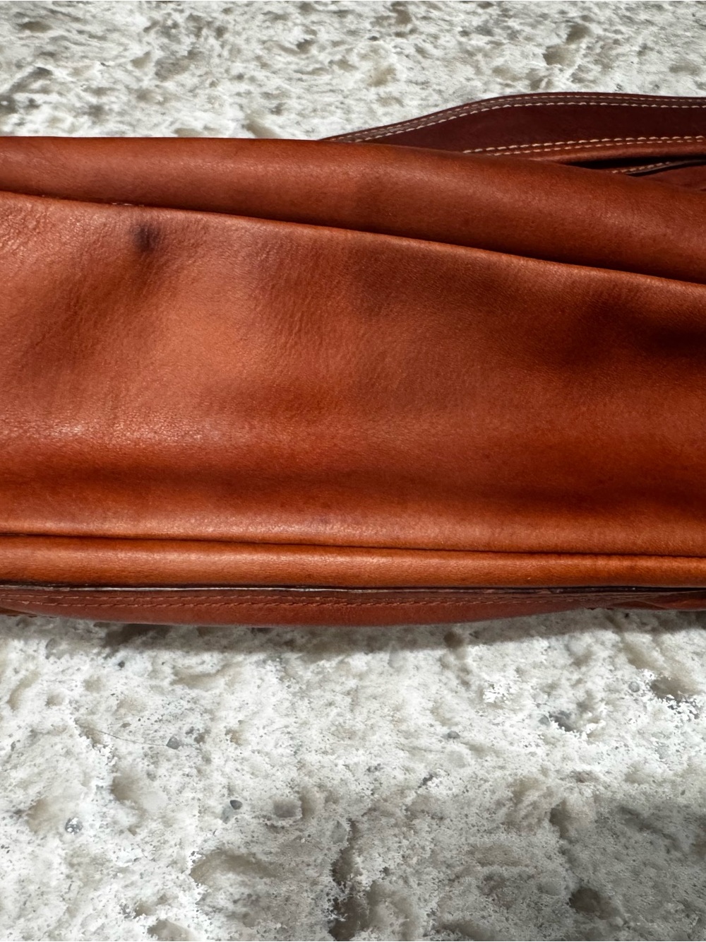 Coach Legacy Shoulder Bag in Cognac Brown with Brass Hardware - Picture 5 of 13